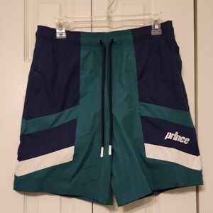 Prince Teal and Navy Pickleball Sports Shorts Size S EUC Target Collab
